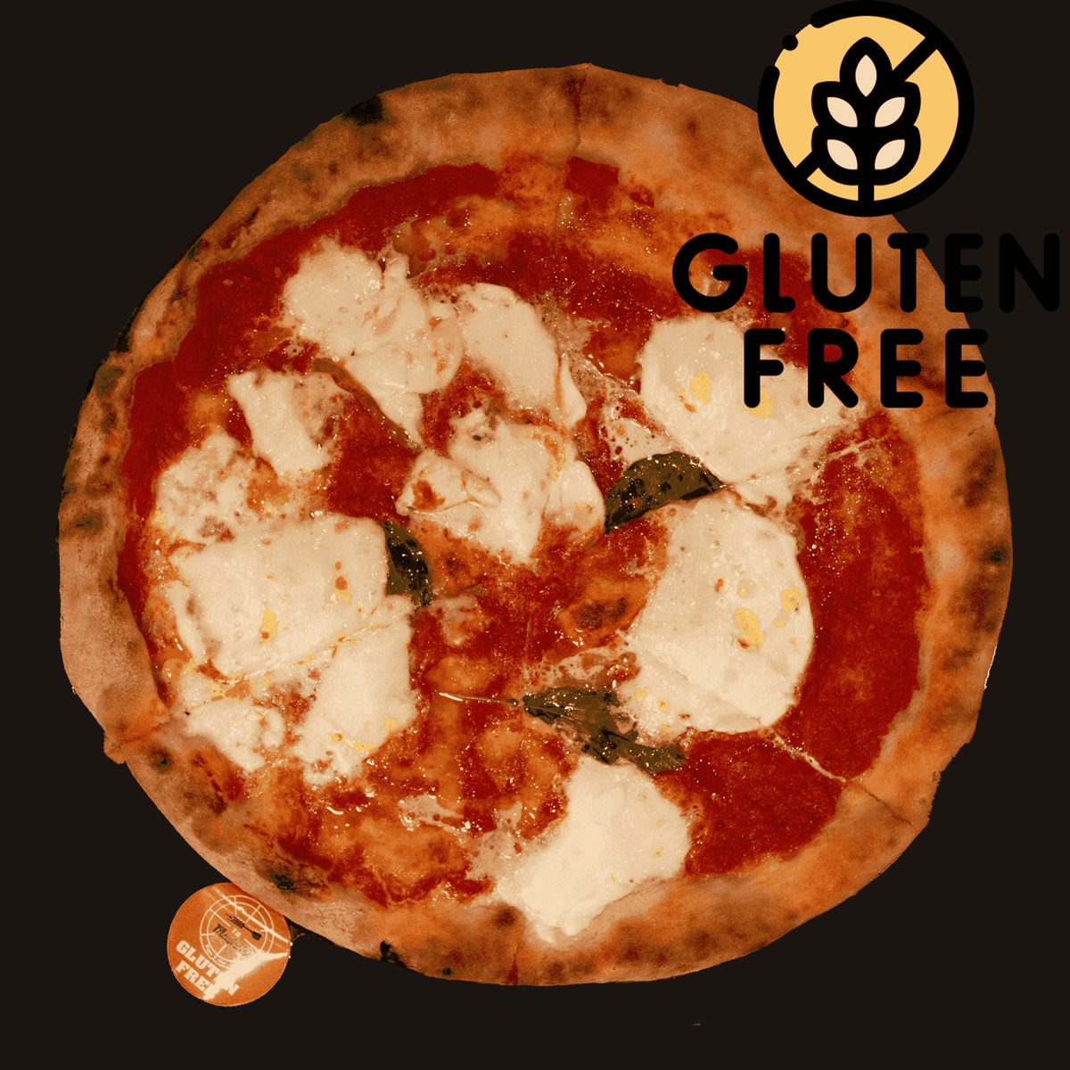 Pizza senza glutine con il bollino Gluten Free